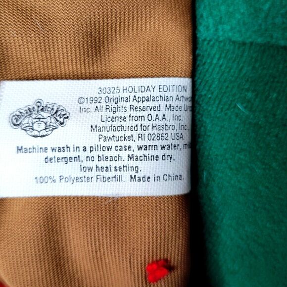 Vintage Cabbage Patch Kids Elf Baby Doll Stuffed 13” Christmas 1992 - Picture 8 of 9